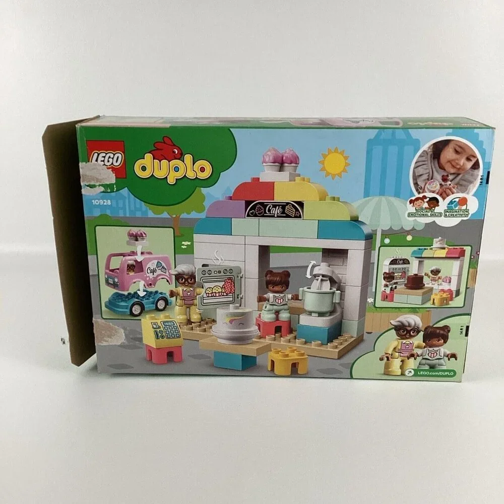 Lego Duplo Bakery Playset Preschool Building Toy 10928 Cafe Delivery Truck